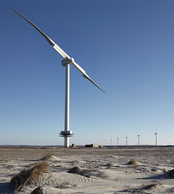 Den kinesiske vindturbinprodusenten Envision markedsfører denne turbinen som en "Game Changer" for havvind. (foto: Envisioncn.com)