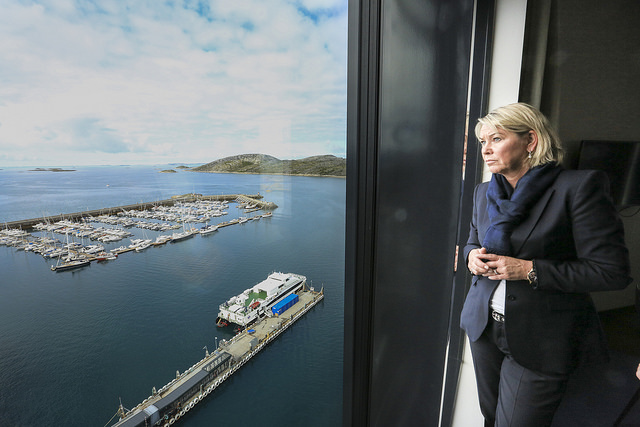 "Ny profil". Næringsminister Monica Mæland har ikke sagt så mye om hva hun ønsker med Statkraft. På tide å ta den diskusjonen nå. (Foto: Håkon Jacobsen)